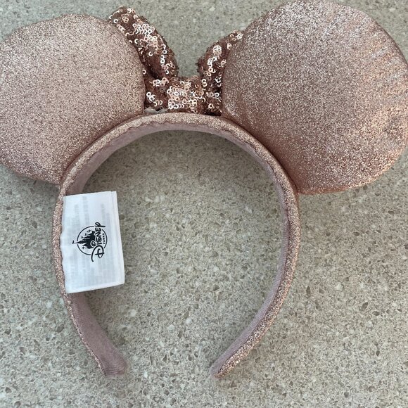 Disney Other - Sparkly Rose Gold Mickey/Minnie Mouse Ears